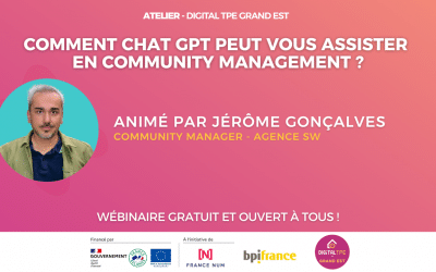 22 mars 2023 – Comment Chat GPT peut vous assister en Community Management ?