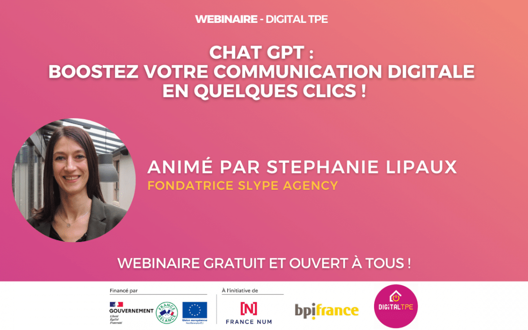 03 août 2023 – Chat GPT : boostez votre communication digitale en quelques clics !