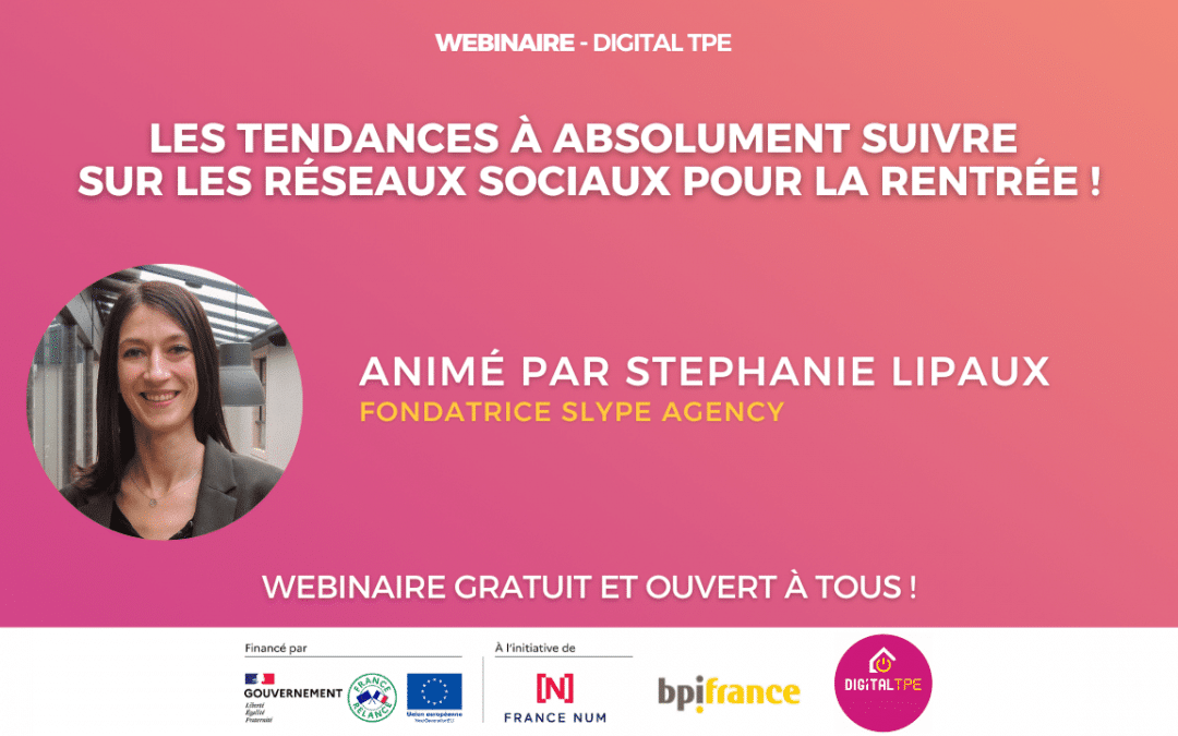 07 septembre 2023 – Les tendances à absolument suivre sur les réseaux sociaux pour la rentrée !