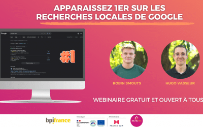 13 octobre 2023 – Apparaissez 1er sur les recherches locales de Google !