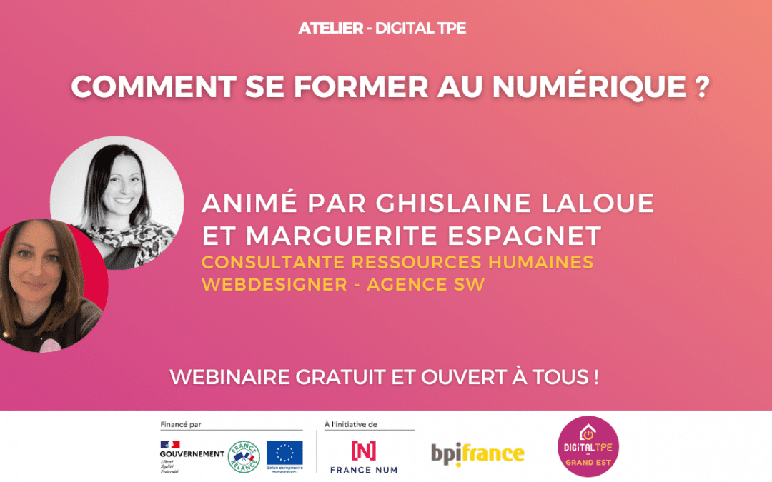 18 octobre 2023 – Comment se former au numérique ?