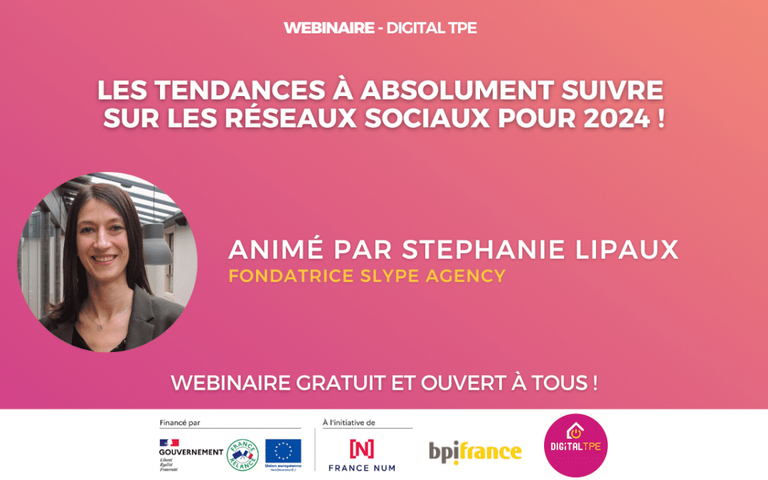 14 décembre 2023 – Les tendances à absolument suivre sur les réseaux sociaux pour 2024 !