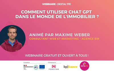 22 décembre 2023 – Comment utiliser Chat GPT dans le monde de l&rsquo;immobilier ?