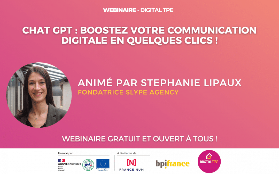 21 février 2024 – Chat GPT : boostez votre communication digitale en quelques clics !
