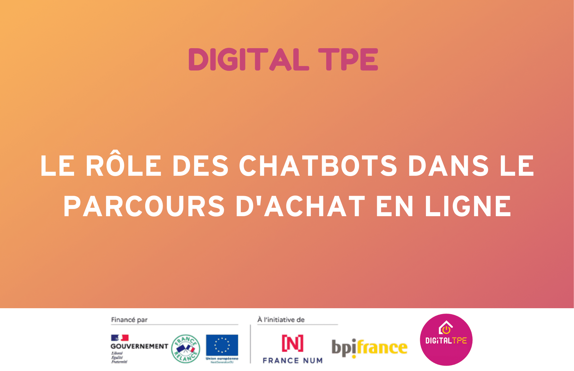 Image d'illustration de l'article de blog Digital TPE : Le Rôle des Chatbots dans le Parcours d'Achat en Ligne