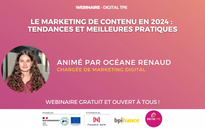 22 novembre 2024 – Le marketing de contenu en 2024 : Tendances et meilleures pratiques