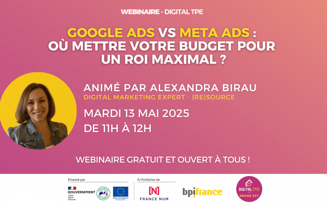 13 mai 2025 – Google Ads vs Meta Ads : où mettre votre budget pour un ROI Maximal ?
