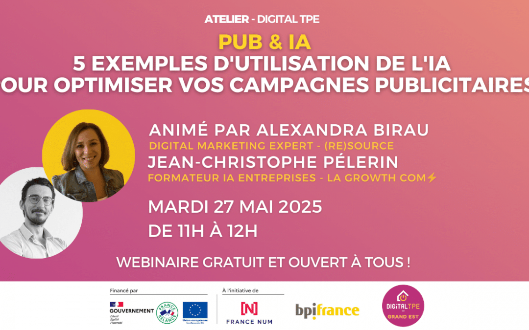 27 mai 2025 – Pub & IA : 5 exemples d&rsquo;utilisation de l&rsquo;IA pour optimiser vos campagnes publicitaires 